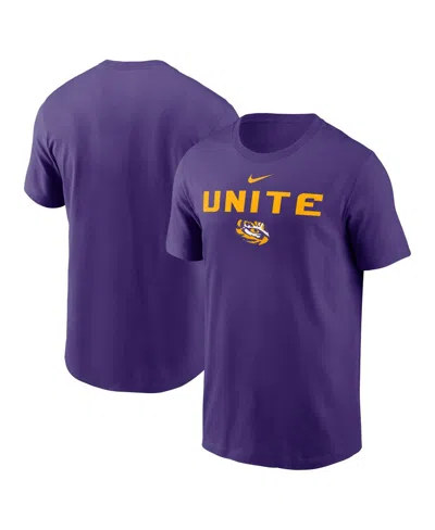 Nike Lsu Sideline Mantra  Men's Dri-fit College T-shirt In Purple