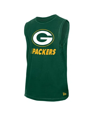 New Era Men's Green Bay Packers Leisure Collection Tank Top In Green