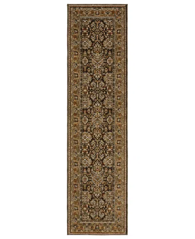 Oriental Weavers Andorra 2431a Runner Area Rug, 2'3 X 8' In Brown