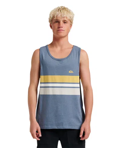 Quiksilver Men's Original Stripe Tank Top In Blue