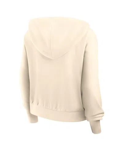 Nike Women's Cream Cincinnati Bengals Glory Cropped Full-zip Hoodie