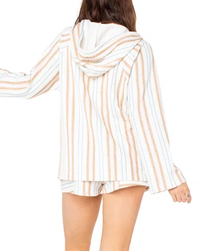 Roxy Juniors' Wild And Free Poncho Hoodie In Multi