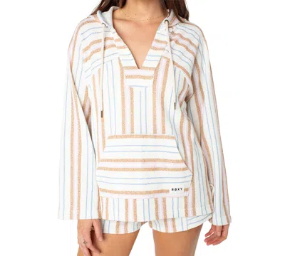 Roxy Juniors' Wild And Free Poncho Hoodie In Multi