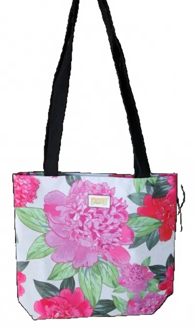 Muddy Carrots Women's Garden Tote Bag In Pink Flamingo