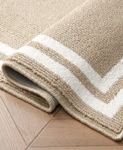 Laura Ashley Double Border Tufted 2-pc. Runner Rug Set In Brown