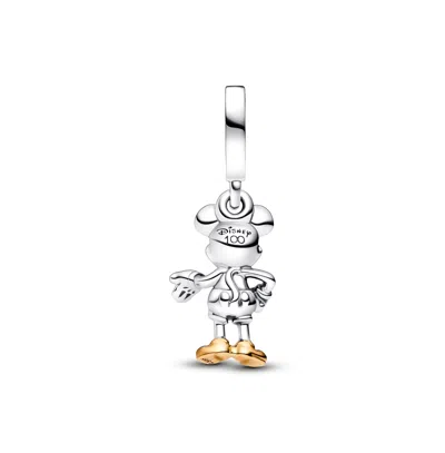 Pandora Disney 100th Anniversary Mickey Mouse Lab-grown Diamond Dangle Charms