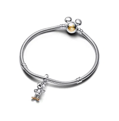 Pandora Disney 100th Anniversary Mickey Mouse Lab-grown Diamond Dangle Charms