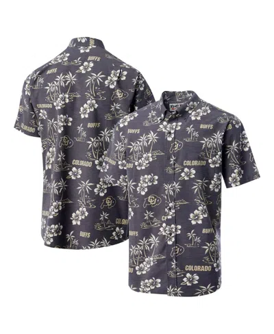 Reyn Spooner Men's Black Colorado Buffaloes Classic Button-up Shirt In Gray