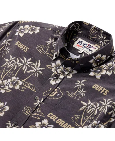 Reyn Spooner Men's Black Colorado Buffaloes Classic Button-up Shirt In Gray