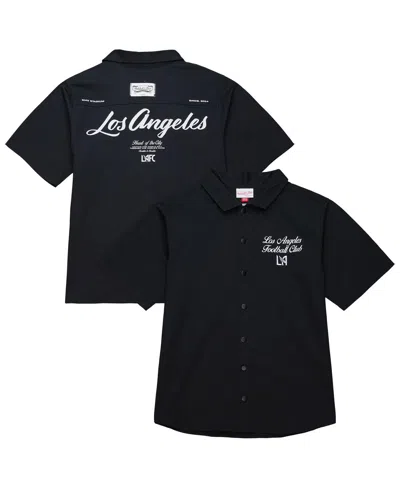 Mitchell & Ness Black Lafc Full-snap Work Shirt In Black