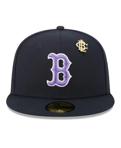 New Era Men's Navy Boston Red Sox 2025 Big League Chew 59fifty Fitted Hat