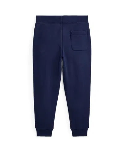 Polo Ralph Lauren Toddler And Little Boys Big Pony Fleece Jogger Pants In Blue