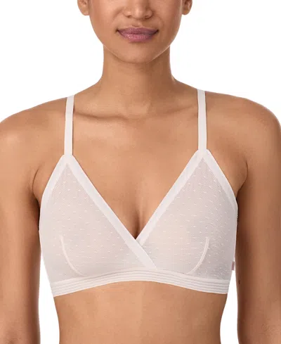 Dkny Point D Esprit Bralette In White
