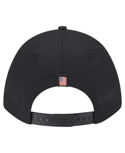 New Era Men's Black Colorado Rockies American Flag 9forty M-crown A-frame Adjustable Hat