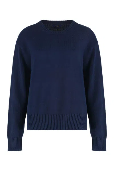 Polo Ralph Lauren Ribbed Knit Crew-neck Cotton Sweater