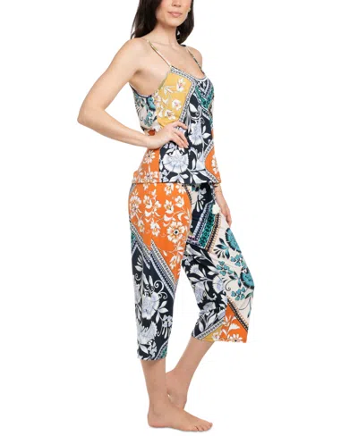 Linea Donatella Women's Delice Cropped Pajama Set