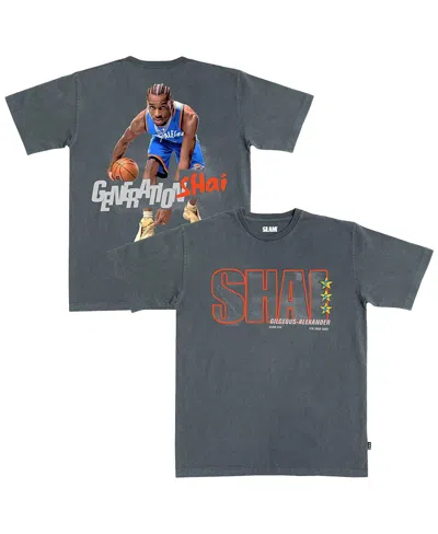 Slam Men's And Women's Shai Gilgeous-alexander Charcoal Oklahoma City Thunder February/march 2025 Cover G