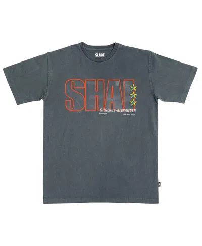 Slam Men's And Women's Shai Gilgeous-alexander Charcoal Oklahoma City Thunder February/march 2025 Cover G