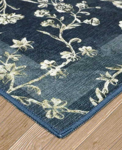 Laura Ashley Imagine Printed Chenille 2-pc. Runner Rug Set In Blue
