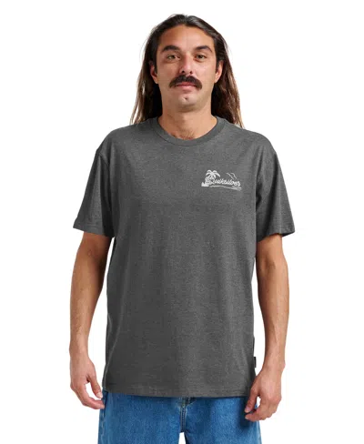 Quiksilver Island Vibin' Graphic T-shirt In Gray