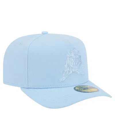 New Era Men's Light Blue Looney Tunes A-frame 59fifty Fitted Hat