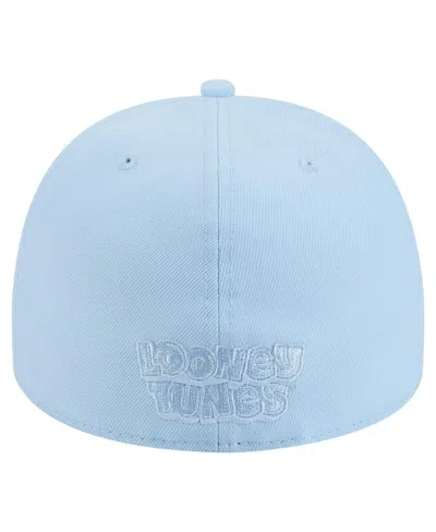 New Era Men's Light Blue Looney Tunes A-frame 59fifty Fitted Hat