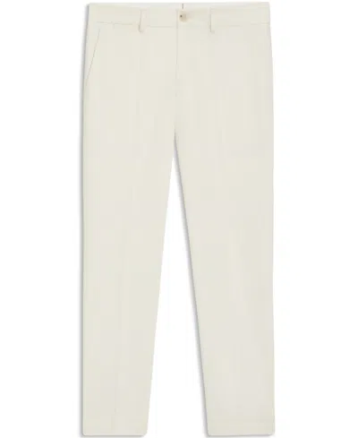 Hugo Boss Tailored Trousers With Pockets And Belt Loops In White