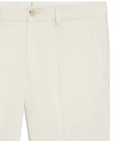 Hugo Boss Tailored Trousers With Pockets And Belt Loops In White
