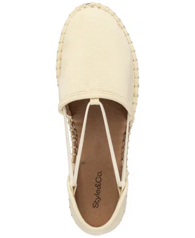 Style & Co Women's Peetaa Flat Sandals, Exclusively At Macy's In Neutral
