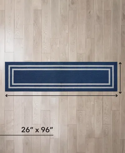 Jean Pierre New York Jean Pierre Double Line Border Tufted