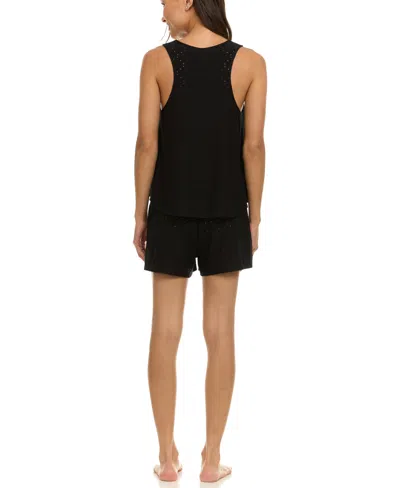 Flora By Flora Nikrooz Women's Dulce Eyelet Knit Pajama Set