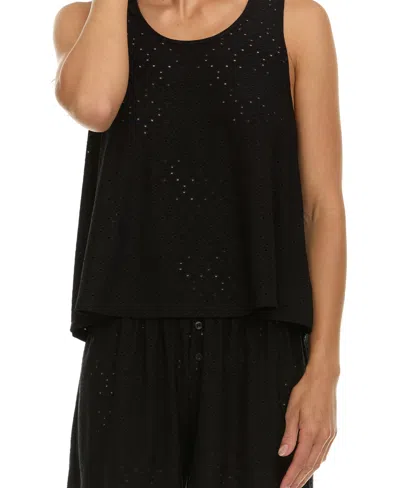 Flora By Flora Nikrooz Women's Dulce Eyelet Knit Pajama Set