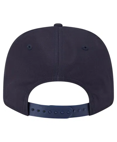 New Era Men's Navy Atlanta Braves Circle Patch 9seventy Stretch-snap Hat