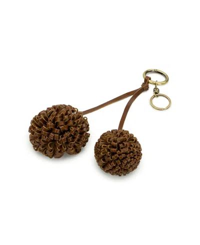 Patricia Nash Pom Pom Key Fob