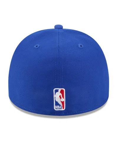 New Era Men's Blue New York Knicks 2025 Nba Draft A-frame 59fifty Fitted Hat