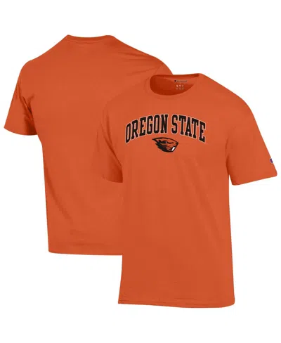Champion Men's Orange Syracuse Orange Arched Logo T-shirt In Orange