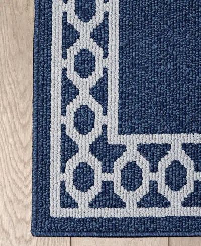 Jean Pierre New York Jean Pierre Christine Trellis Border Tufted Runner Rug, 26" X 72"