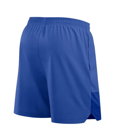 Nike Men's Royal Air Force Falcons 2025 Sideline Performance Shorts In Blue