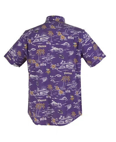Reyn Spooner Men's Purple Minnesota Vikings Kekai Performance Button-down Shirt In Purple
