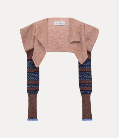 Vivienne Westwood Rubina Bolero Alpaca Wool Blend Blush M/l Women