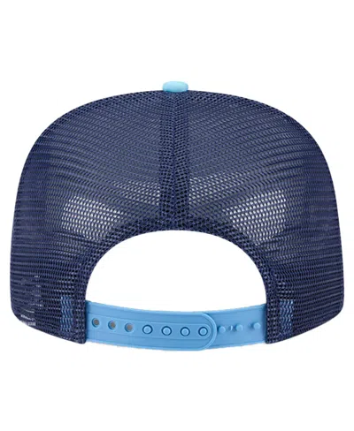 New Era Big Boys And Girls White Tampa Bay Rays Retro 9fifty Snapback Hat In Blue