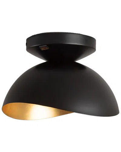 Nova Of California Luna Bella Flush Mount Ceiling Light In Black