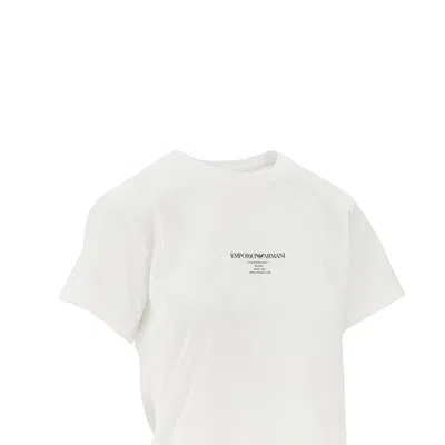 Emporio Armani Sv Photographic Print T-shirt In White