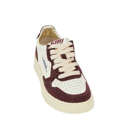 Autry Edalist Low Sneakers With Glitter Details