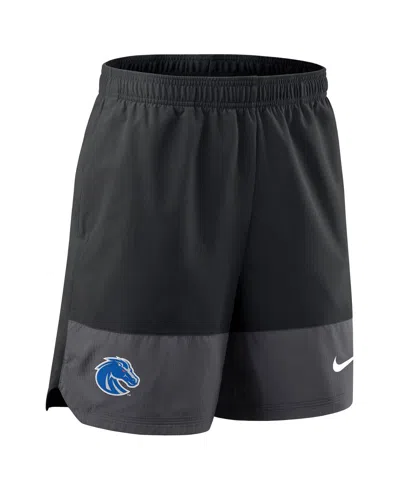 Nike Black Boise State Broncos 2025 Sideline Performance Shorts In Black