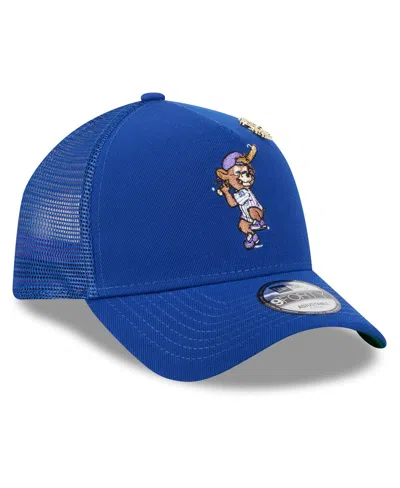 New Era Men's Royal Chicago Cubs 2025 Big League Chew A-frame 9forty Adjustable Trucker Hat
