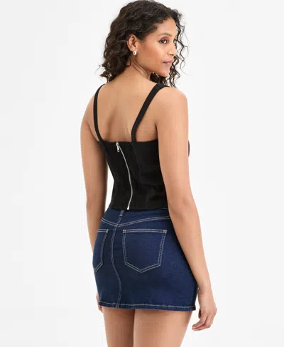 Bar Iii Women's Square-neck Back-zip Tank, Exclusively At Macy's
