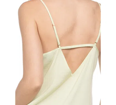 Midnight Bakery Satin Chemise In White