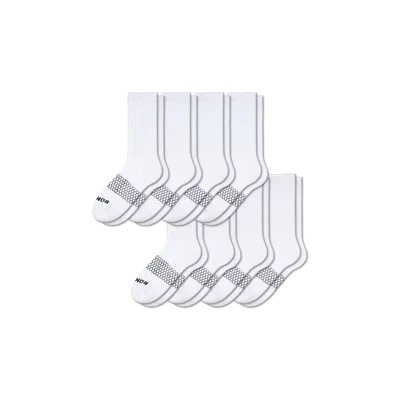 Bombas Solids Calf Sock 8-pack In White