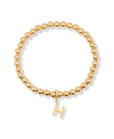 Brook & York Gold Plated Makenna Initial Bracelet